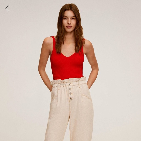 Red Mandi knit top - Picture 2 of 6